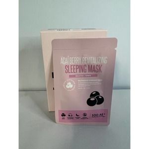 Soo'ae Acai Berry Revitalizing Sleep Masks - 12 Pack - Free Shipping